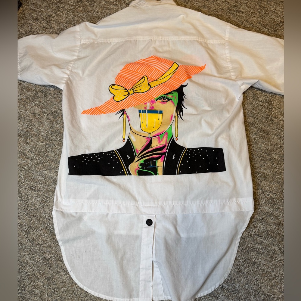 Vintage 80’s women’s button down shirt
